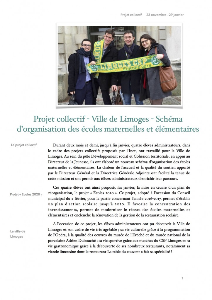 Article PCO - Limoges