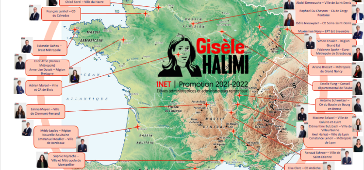 Cartographie des stages d’observation de la promotion Gisèle Halimi Cartographie des stages d’observation de la promotion Gisèle Halimi